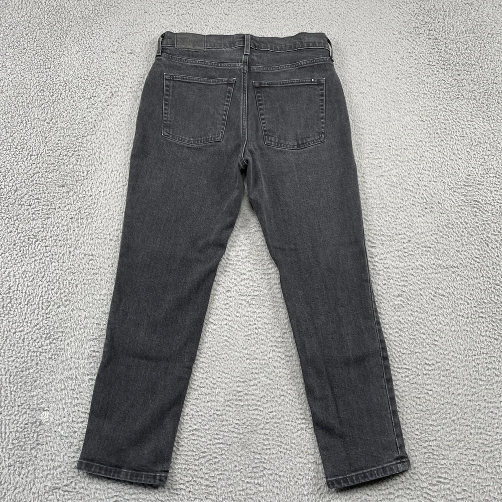 Everlane Jeans Womens 29 Black The Original Cheeky Jean Straight Crop Stretch